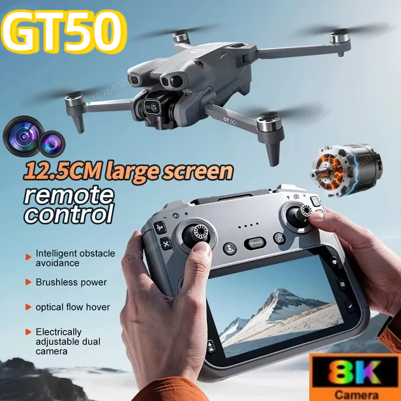 Jjrc Drone X12 - GT50 RC Drone 8K HD Aerial