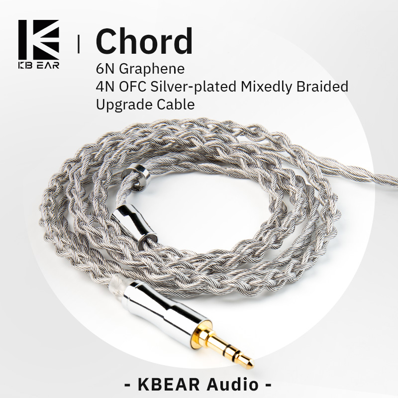 Eachine Drone E010 - KBEAR Chord 6N Graphene+4N OFC Silver-plated