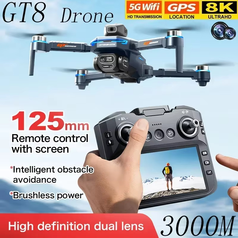 4.3-inch Screen GT8 Drone Obst - Jjrc Drone X12 review and price