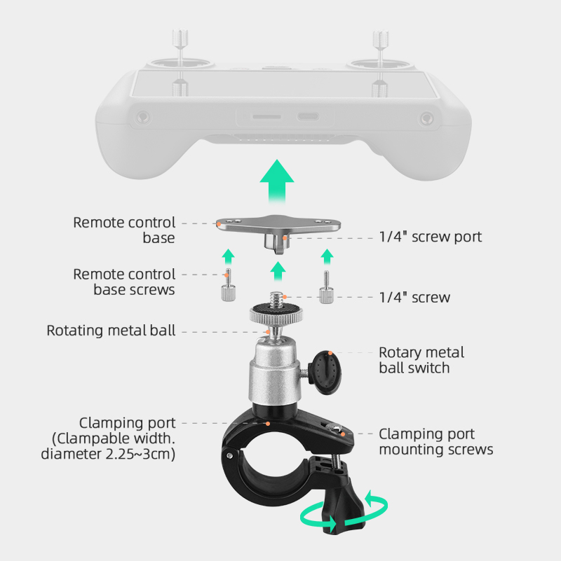 Bike Clip Mount for DJI Mini 3 - Dji Drone Mini 4 Pro review and price